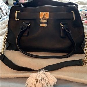 Black chain purse with matching wallet